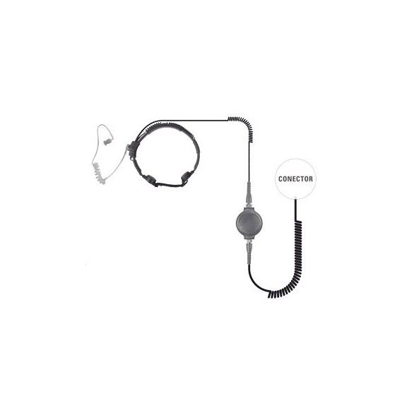 PRYME SPM1555 SPM-1555 MICRÓFONO DE GARGANTA DE USO RUDO PARA HYTERA PD-702/ PD-706/