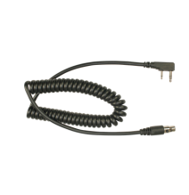 PRYME MCEM01 MCEM-01 Cable en espiral para auricular HDS-EMB para radios Kenwood Seri