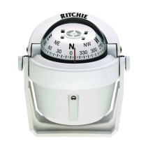 RITCHIE B51W B-51W Brújula serie Explorer en color blanco con iluminación nocturna co