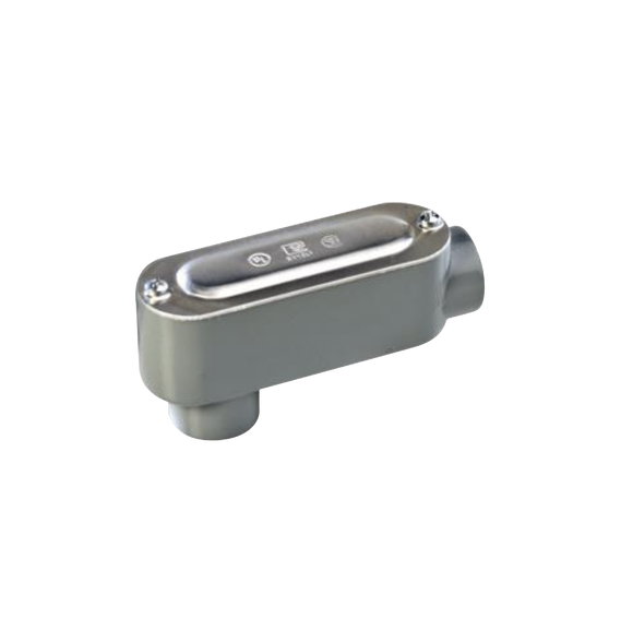 RAWELT OLB0310C OLB-0310C Caja oval roscada tipo LB de 3 corta (76.2 mm) Incluye tapa