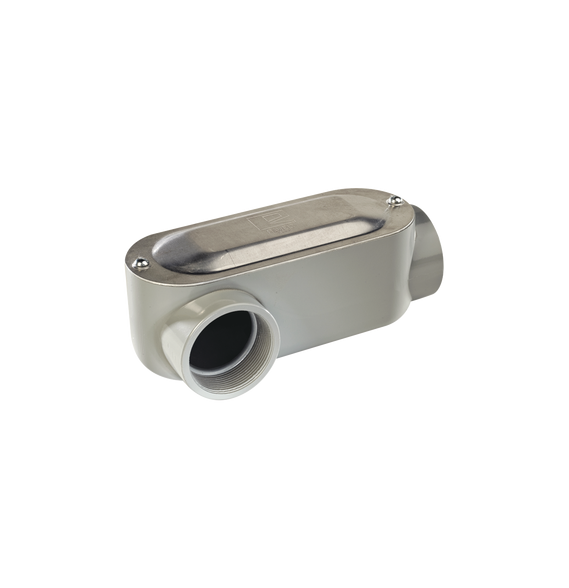 RAWELT OLR0321C OLR-0321C Caja oval roscada tipo LR de 2 1/2 corta (63.5 mm) Incluye