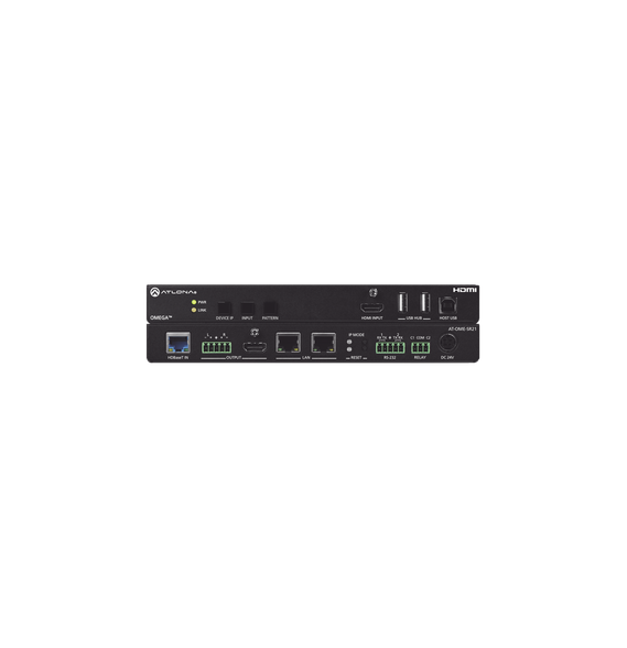 ATLONA ATOMESR21 AT-OME-SR21 Switch matriz y receptor AV 2×1 con escalador y USB ? En