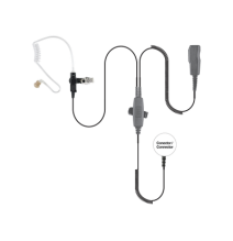 PRYME SPM2033 SPM-2033 MICRÓFONO AUDÍFONO DE 2 CABLES CON DOBLE PTT P/ MOTOROLA HT-75