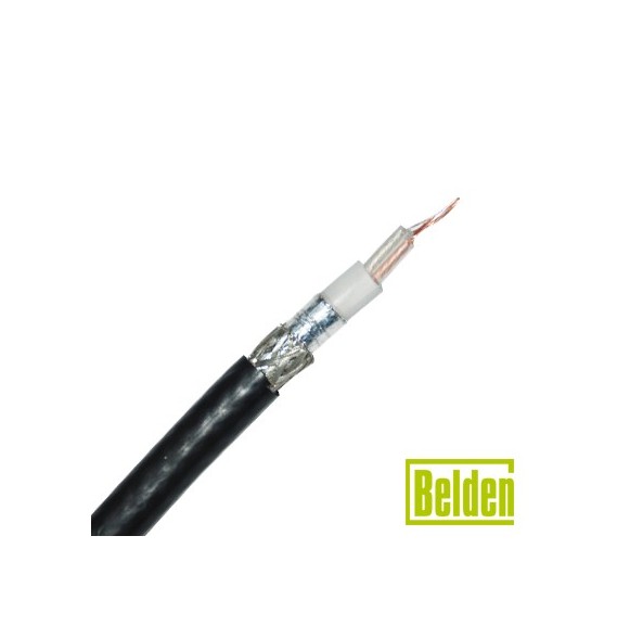 BELDEN 92071000 9207/1000 Cable con blindaje duo foll + 86% de malla trenzada estañad