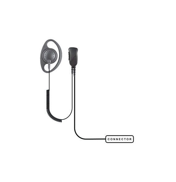 PRYME SPM1201 SPM-1201 MICRÓFONO DE SOLAPA P/ SEGURIDAD PRIVADA P/ KENWOOD Serie G/ 3
