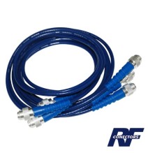 RF INDUSTRIES LTD RFA4041 RFA-4041 Juego de 3 Cables Doble Malla de 48 con Adaptadore