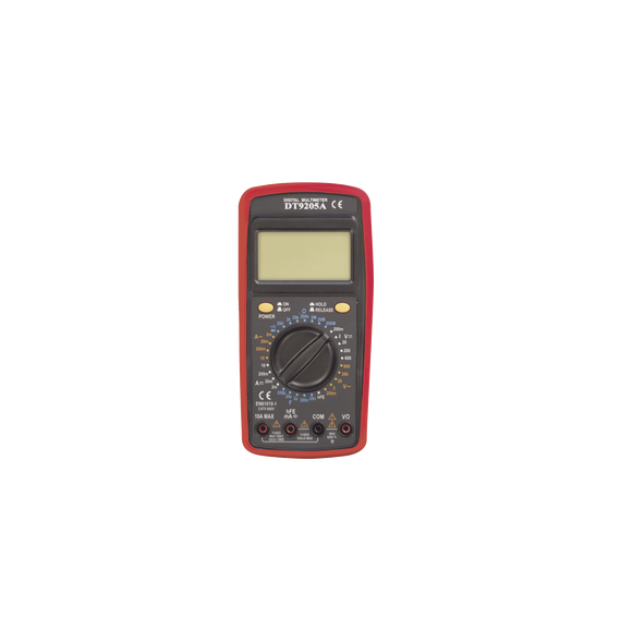 PRECISION DT9205A DT9205A Multímetro Digital Compacto 600 Vcc / Vca CATII  con Pantal