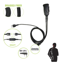 PRYME SNP1W01BF SNP-1W-01BF Cable de fibra trenzada serie SNAP compatible con KENWOOD