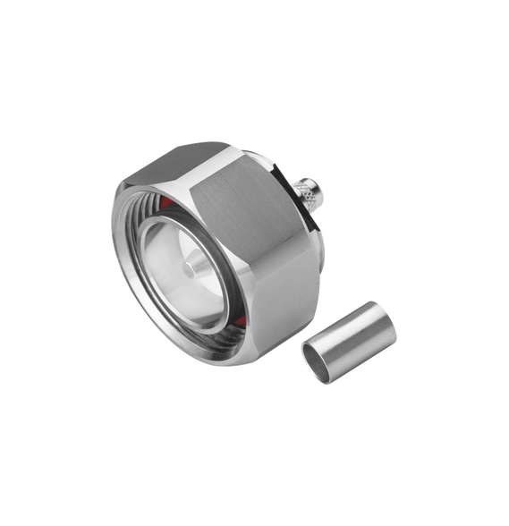 RF INDUSTRIES LTD RFD16044X RFD-1604-4X Conector DIN 7-16 Macho de Pin Cautivo Anillo