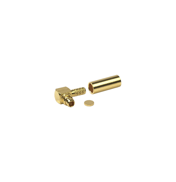 RF INDUSTRIES LTD RP90101B RP-9010-1B Conector MMCX Macho Inverso en Ángulo Recto par