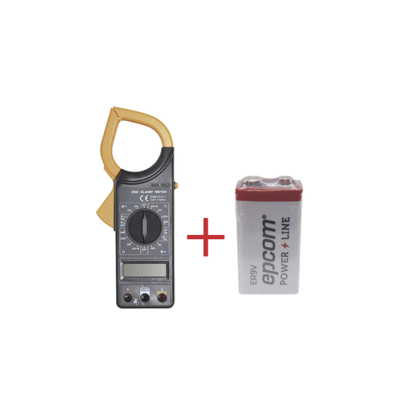 PRECISION DT266KIT DT266KIT Multímetro Digital de Gancho DT266 600 Vcc / Vca CATII. C