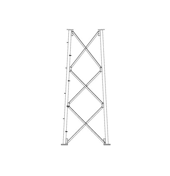 ROHN SSV9N82 SSV9N82 Sección 9 Base para Torre Autosoportada línea SSV (Código de Fáb