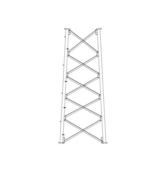 ROHN SSV7N SSV7N Sección 7 Intermedia para Torre Autosoportada línea SSV (Código de F