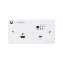 ATLONA ATOMETX21WPE AT-OME-TX21-WP-E Transmisor HDBaseT de placa de pared para HDMI y