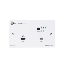 ATLONA ATOMETX21WPE AT-OME-TX21-WP-E Transmisor HDBaseT de placa de pared para HDMI y