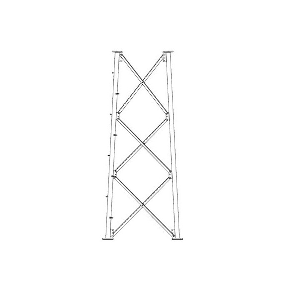 ROHN SSV10N183 SSV10N183 Sección 10 Base para Torre Autosoportada línea SSV (Código d