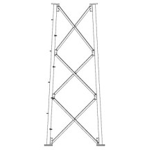 ROHN SSV9NH SSV9NH Sección 9 Intermedia para Torre Autosoportada línea SSV (Código de