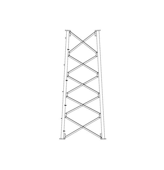ROHN SSV7N165 SSV7N165 Sección 7 Base para Torre Autosoportada línea SSV (Código de F