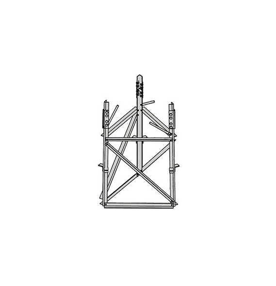 ROHN RSB08 RSB-08 Base corta para sección 8 para Torres Autosoportadas RSL.