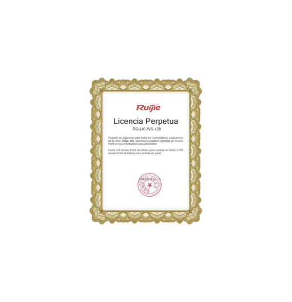 RUIJIE RGLICWS128 RG-LIC-WS-128 Paquete de expansión para controladores inalámbricos
