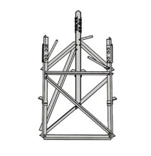 ROHN RSB05 RSB-05 Base para Sección 5 de torre Autosoportada RSL.