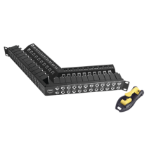 SIEMON Z6PNLAU48K Z6-PNLA-U48K Patch Panel UTP Z-MAX Precargado con Jacks Categoría 6