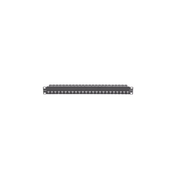 SIEMON Z6ASPNL24K Z6AS-PNL-24K Patch Panel Z-MAX de 24 puertos Blindado Precargado co