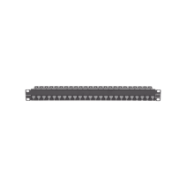 SIEMON Z6ASPNL24K Z6AS-PNL-24K Patch Panel Z-MAX de 24 puertos Blindado Precargado co