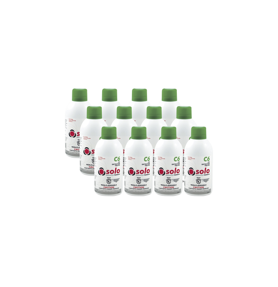 SDI SOLOC6PK SOLOC6-PK Paquete de 12 latas de gas genuino de monóxido de carbono CO d
