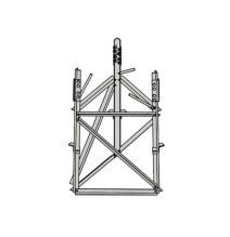 ROHN RSB07 RSB-07 Base corta para sección 7 para Torres Autosoportadas RSL.