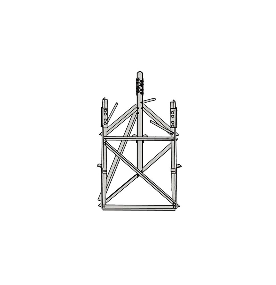 ROHN RSB07 RSB-07 Base corta para sección 7 para Torres Autosoportadas RSL.