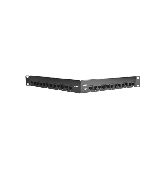 SIEMON Z6PNLA24K Z6-PNLA-24K Patch Panel UTP Z-MAX de 24 puertos Precargado con Jacks