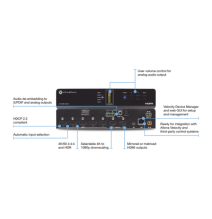 ATLONA ATHDRSW52 ATHDRSW52 Switch de matriz HDMI 4K HDR 5×2