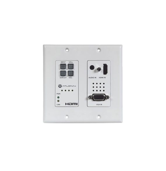 ATLONA ATHDVS200TXWP AT-HDVS-200-TX-WP HDMI (2 INPUT) PLUS VGA SWITCHER   CONTROL   A