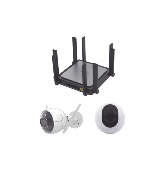 RUIJIE RGEW3200GXPROC6C3X RGEW3200GXPRO/C6/C3X Kit de Router Ruijie Con Cámara EZVIZ