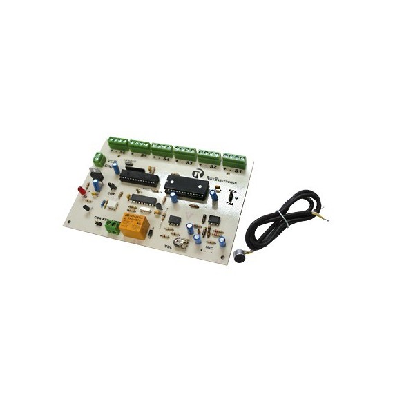 Ruiz Electronics RRA06 RRA06 Tarjeta Radio Alert 6 zonas.