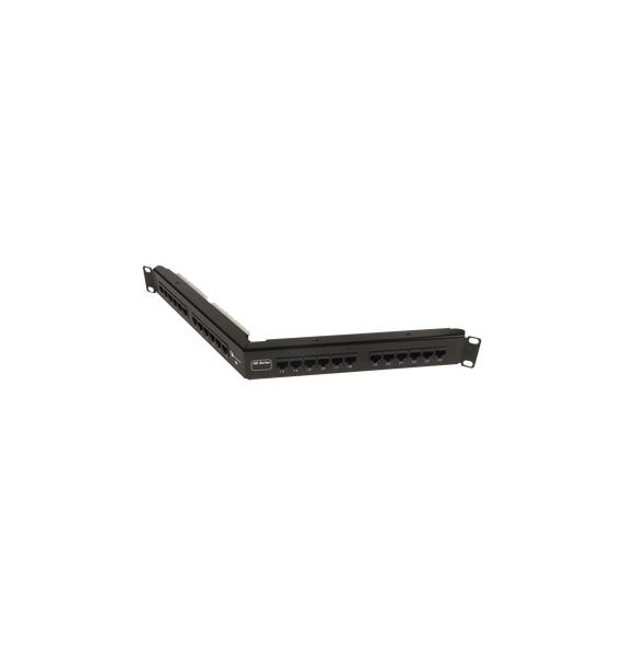SIEMON HD624A HD6-24A Patch Panel UTP HD6 Categoría 6 de 24 puertos Angulado 1UR