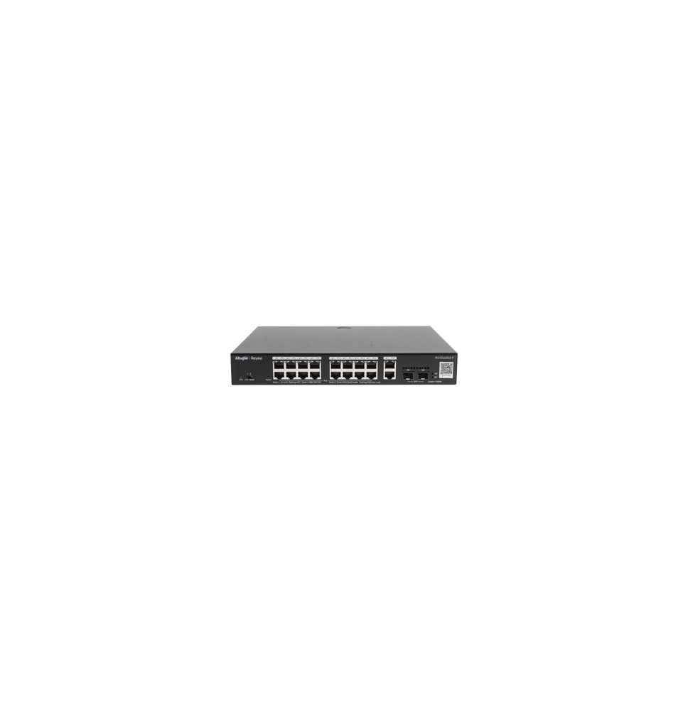 RUIJIE RGES220GSP RG-ES220GS-P Switch L2 Administrable PoE con 16 puertos Gigabit PoE