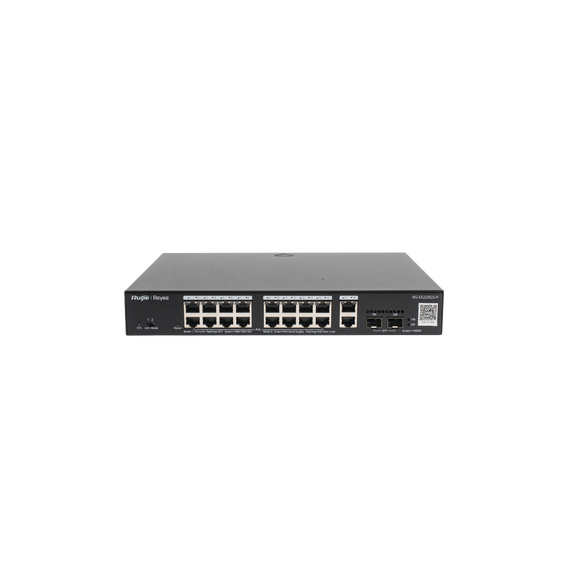 RUIJIE RGES220GSP RG-ES220GS-P Switch L2 Administrable PoE con 16 puertos Gigabit PoE
