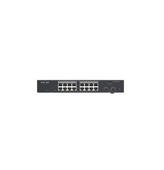 RUIJIE RGES218GCP RG-ES218GC-P Switch L2 Administrable PoE con 16 Puertos Gigabit PoE