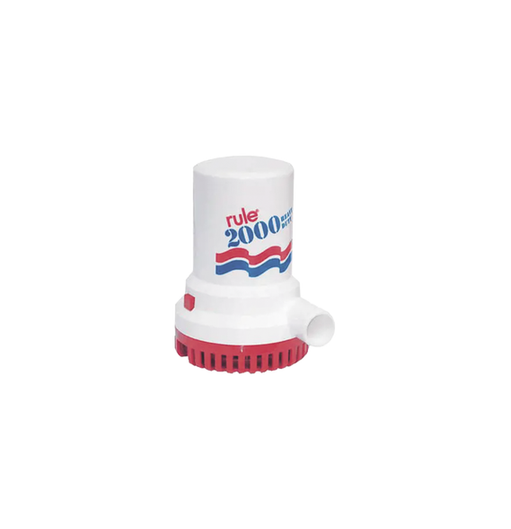 RULE 12 12 Bomba sumergible de achique de 2000 galones por hora a 24 Volts de corrien