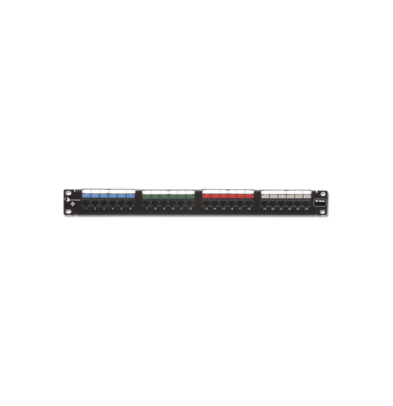 SIEMON HD624 HD6-24 Patch Panel UTP HD6 de 24 puertos Precargado con Jacks Categoría