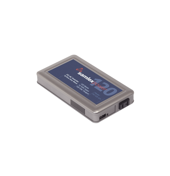 SAMLEX PST12012 PST-120-12 Inversor de corriente 120W Ent: 12 Vcc Sal: 120 Vca de Uso