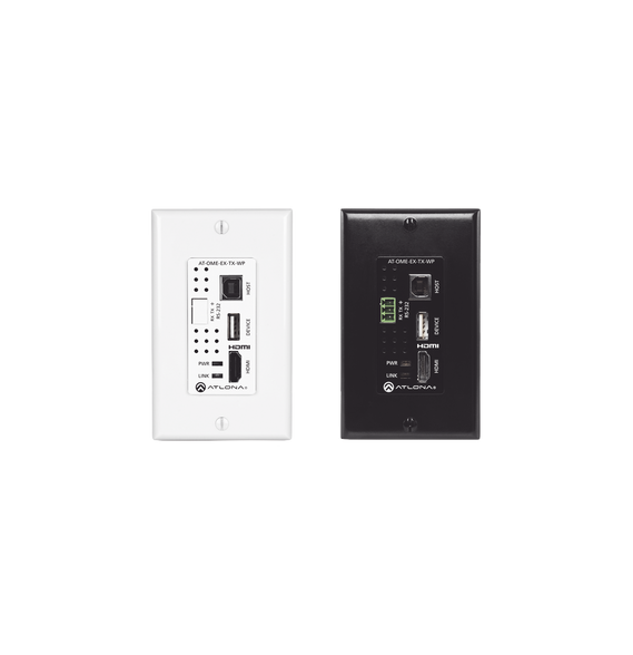 ATLONA ATOMEEXTXWP AT-OME-EX-TX-WP Transmisor HDBaseT de placa de pared para HDMI con