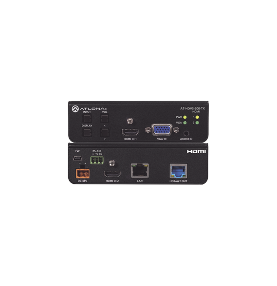 ATLONA ATHDVS200TX AT-HDVS-200-TX HDMI (2 INPUT) PLUS VGA SWITCHER   CONTROL   AND HD