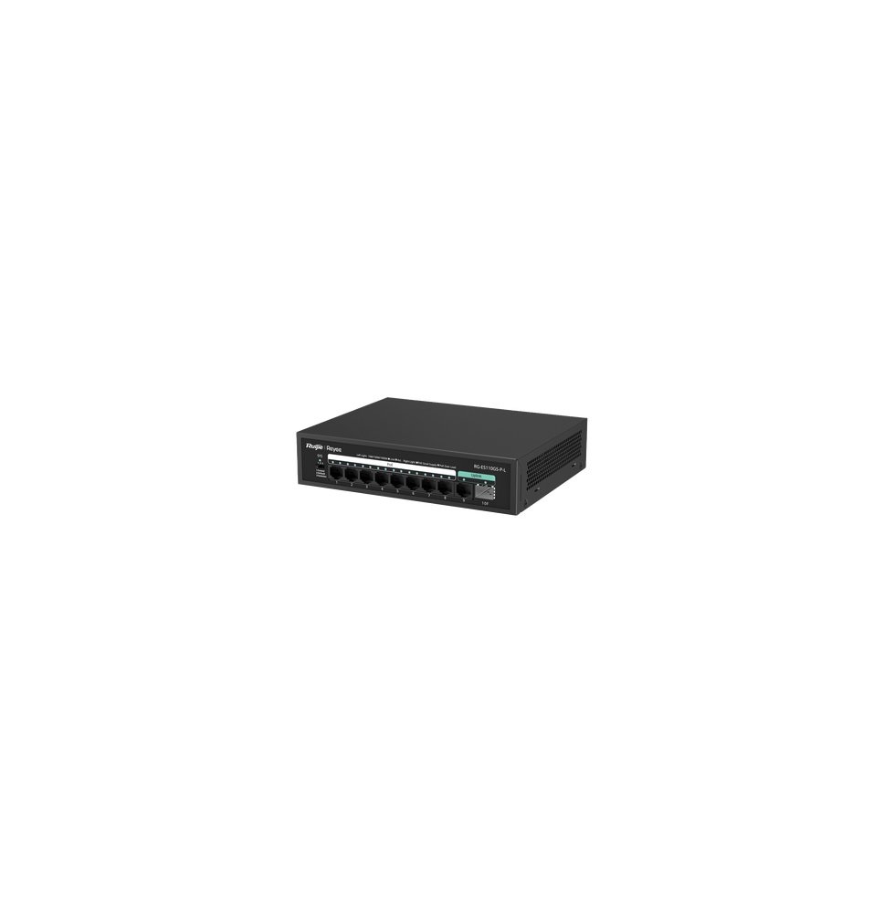 RUIJIE RGES110GSPL RG-ES110GS-P-L Switch PoE no administrable con 10 puertos 10/100/1