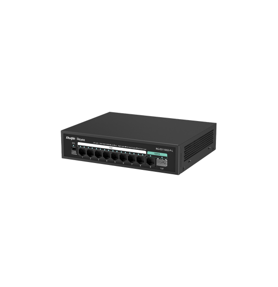 RUIJIE RGES110GSPL RG-ES110GS-P-L Switch PoE no administrable con 10 puertos 10/100/1