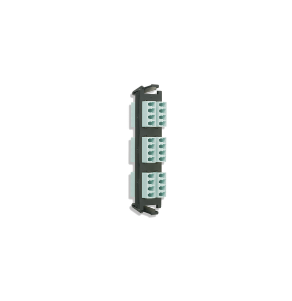 SIEMON RICFLCQ2401C RIC-F-LCQ24-01C Placa acopladora de Fibra Óptica Quick-Pack Con 6