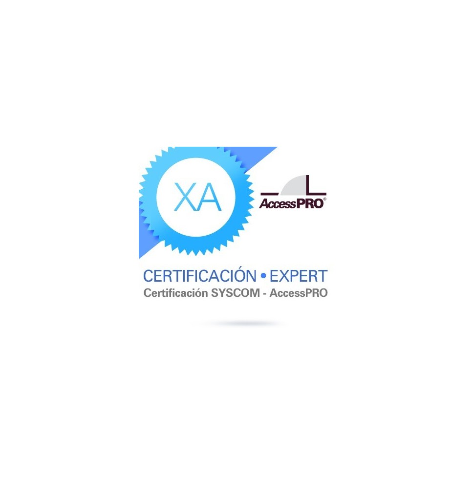 Syscom EXPERTXA EXPERTXA Curso de Certificación en Sistemas de Control de Acceso - Co