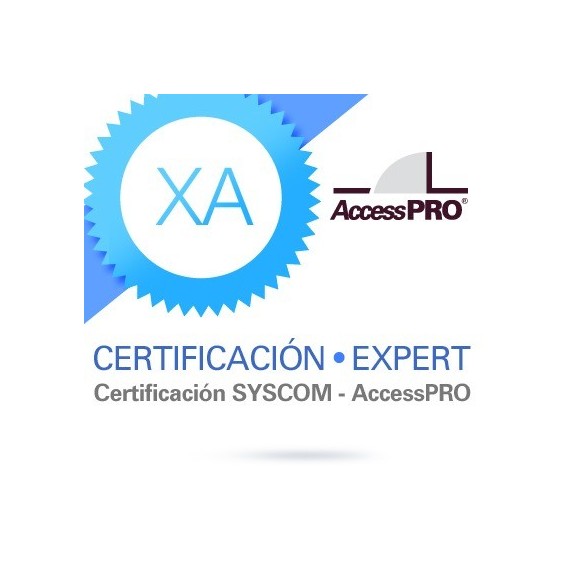 Syscom EXPERTXA EXPERTXA Curso de Certificación en Sistemas de Control de Acceso - Co